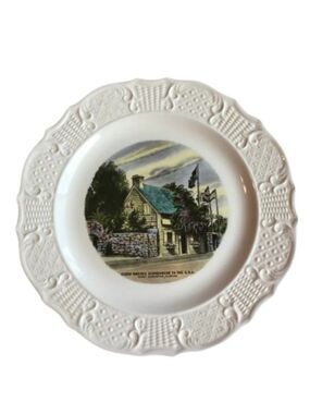 Oldest Wooden School‎ House 🏡 Decorative Plate. Home Decor